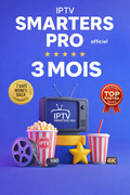 Code Smarters Pro IPTV 3 mois Android / M3u / Smart TV