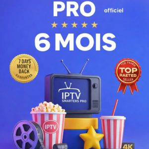 Code abonnement 6 mois IPTV Smarters Pro Android/M3u