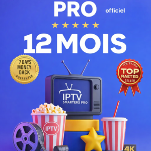 Code abonnement 12 mois IPTV Smarters Pro Android/M3u